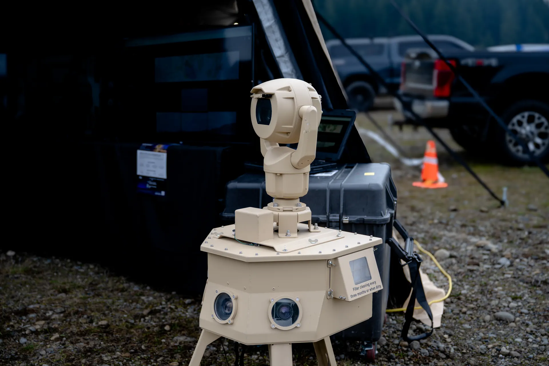 ISR turret sensor system closeup